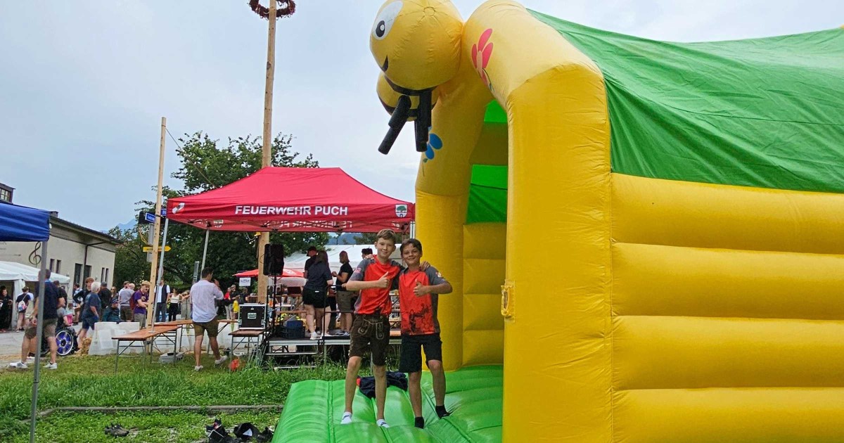 FF Puch Sommerfest - Hüpfburg Cleverly - Foto: TVB Puch